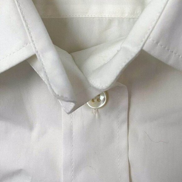 A.N.D. White Button Down Blouse, NWT, Quality Fabric, Work, Beach and Dressy S - Picture 2 of 2